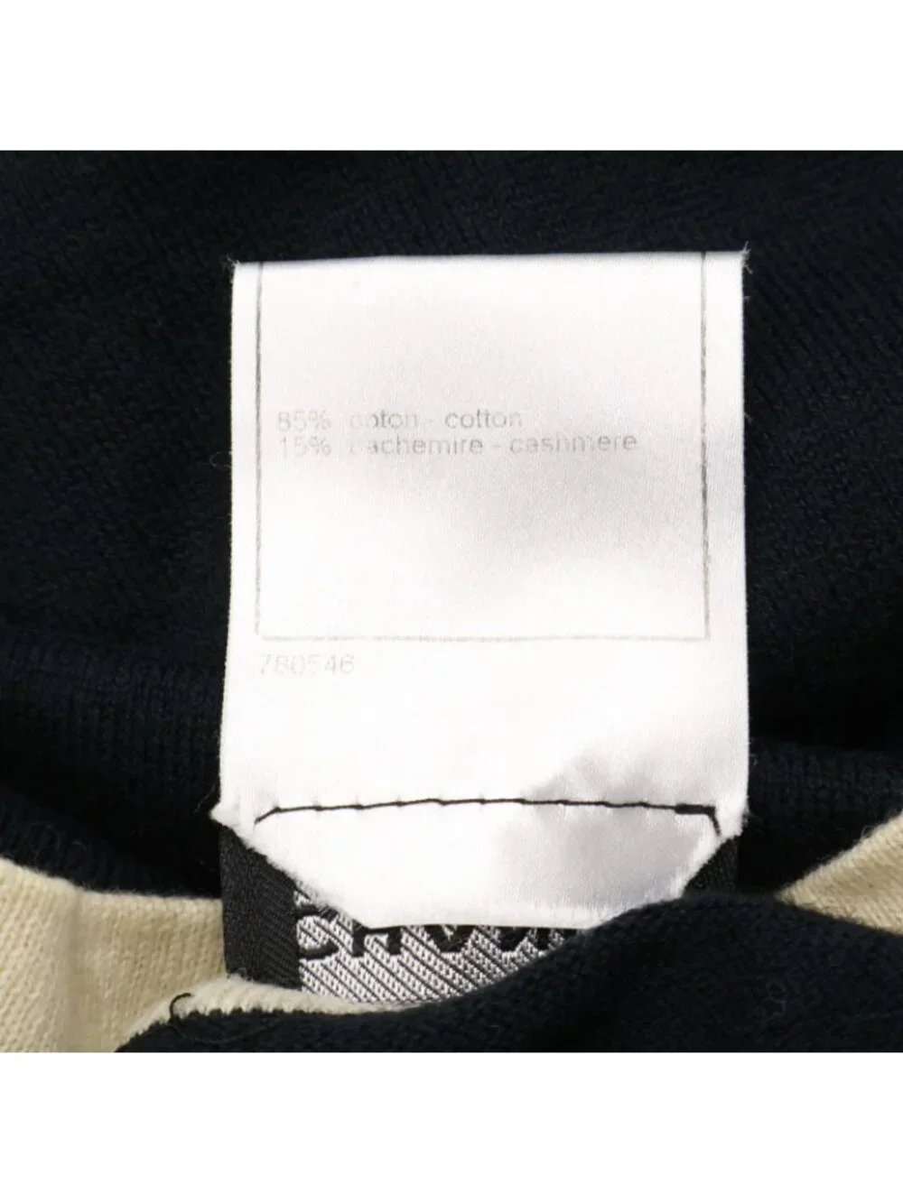Chanel CC Logo Handshake Cashmere Blend Long Cardigan 36